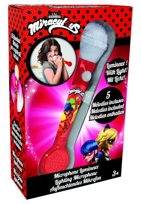 Microphone lumineux miraculous ROUGE 3 - vertbaudet enfant 