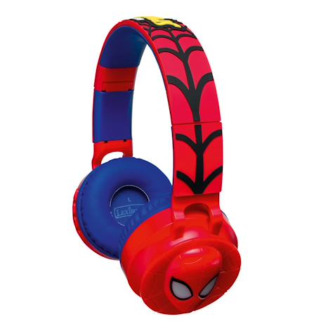 Casque bluetooth spiderman avec effets lumineux et limitation de son 85db ROUGE 1 - vertbaudet enfant 