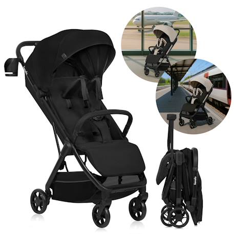 Poussette ultra-compacte julie air légère et pliable, compatible avion Beige sand+Black onyx+Green sage+Grey stone 6 - vertbaudet enfant 