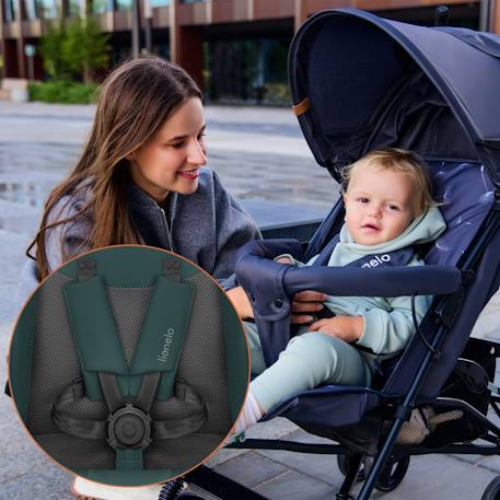 Poussette canne compacte elia légère 6-36 mois avec moustiquaire Beige taupe+Black onyx+Brown chocolate+Green graphite 22 - vertbaudet enfant 