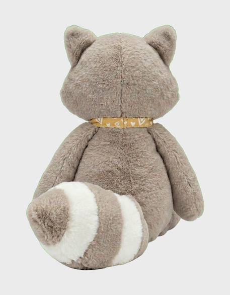 Peluche raton laveur raku 60 cm Ecru 3 - vertbaudet enfant 