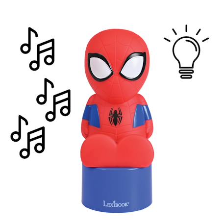 Enceinte bluetooth veilleuse spiderman ROUGE 2 - vertbaudet enfant 