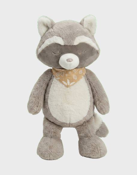 Peluche raton laveur raku 60 cm Ecru 5 - vertbaudet enfant 