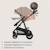 Poussette trio lionelo bianka - jusqu'à 22kg - pack poussette, nacelle, siège auto et accessoires Beige sand+Beige taupe+Black onyx+Grey stone 12 - vertbaudet enfant 