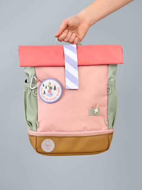 Sac à dos rolltop Sunny bleu+rose 18 - vertbaudet enfant 