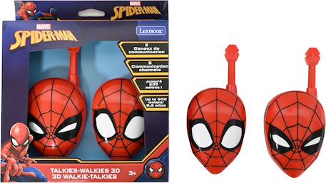 Talkies-walkies spiderman 3d,  jusqu’à 200m ROUGE 1 - vertbaudet enfant 