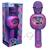 Karaoke microphone sans fil k-pop academy - microphone lumineux avec haut-parleur Purple/blue/pink 1 - vertbaudet enfant 