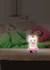 Réveil avec veilleuse lumineuse chat en 3d ROSE 4 - vertbaudet enfant 