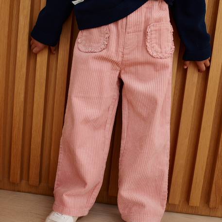 Lot de 2 pantalons enfant cléo Bleu 5 - vertbaudet enfant 