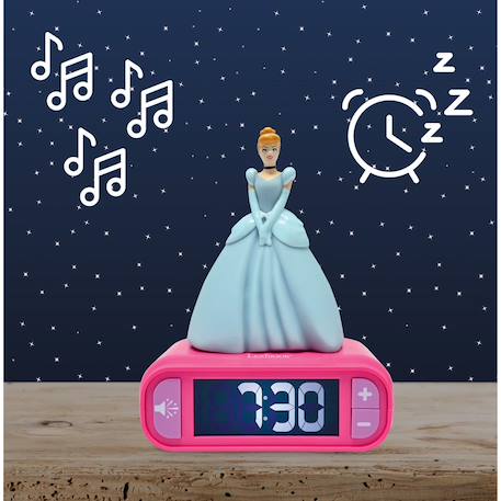 Réveil avec veilleuse disney princesses cendrillon 3d BLEU 5 - vertbaudet enfant 