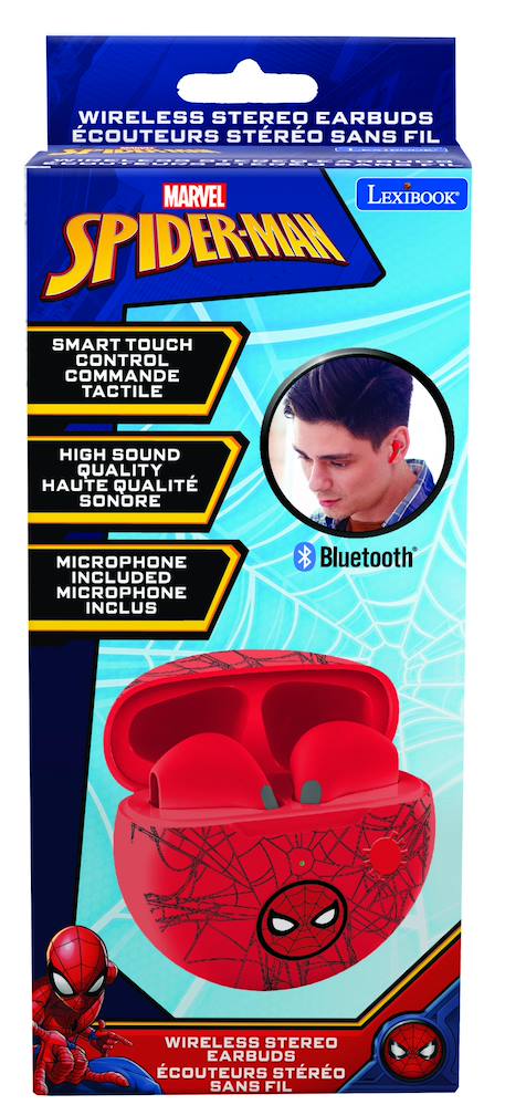 Écouteurs sans fil bluetooth spiderman ROUGE 6 - vertbaudet enfant 