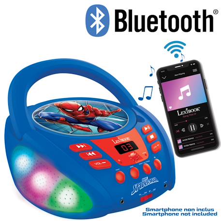 Lecteur cd bluetooth spider-man BLEU 5 - vertbaudet enfant 
