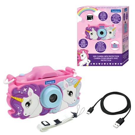 Camera avec protection licorne ROSE 2 - vertbaudet enfant 