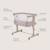 Lit cododo berceau 3en1 Aurora avec matelas et sac Beige cappuccino+Beige taupe+Green sage+Grey concrete+Grey monument 2 - vertbaudet enfant 