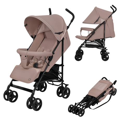 Poussette canne compacte elia légère 6-36 mois avec moustiquaire Beige taupe+Black onyx+Brown chocolate+Green graphite 1 - vertbaudet enfant 