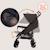 Poussette canne compacte elia légère 6-36 mois avec moustiquaire Beige taupe+Black onyx+Brown chocolate+Green graphite 17 - vertbaudet enfant 