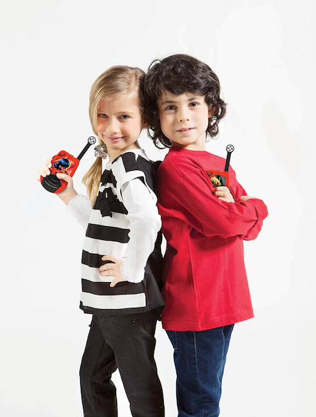 Talkie-walkies miraculous portée 2km lumineux, clip ceinture, à piles ROUGE 2 - vertbaudet enfant 