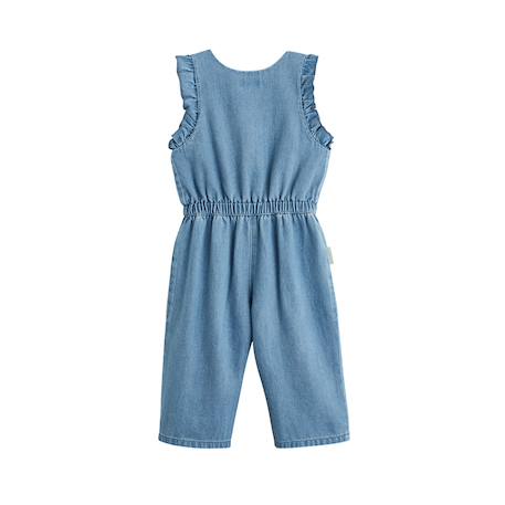 Salopette bébé en jean cléo Bleu 3 - vertbaudet enfant 
