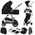 Poussette 3en1 amber jusqu’à 22 kg avec nacelle, siège-auto, sac et accessoires Beige sand+Black onyx+Black silver+Brown chocolate+Green forest+Grey graphite 7 - vertbaudet enfant 