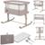 Lit cododo berceau 3en1 Aurora avec matelas et sac Beige cappuccino+Beige taupe+Green sage+Grey concrete+Grey monument 1 - vertbaudet enfant 