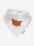 Lot 3 bavoirs bandanas en gaze de coton Bord de mer+Broceliande+Dans les bois+Hanoi+Hérisson+Hygge+lot renard+Mon coeur+Tanzanie 35 - vertbaudet enfant 