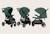 Poussette tout-terrain emma one 6-48 mois avec grandes roues et pliage rapide Beige sand+Green forest+Grey stone 8 - vertbaudet enfant 