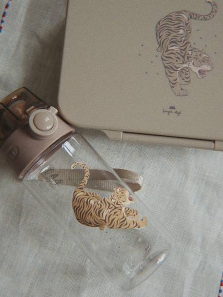 Gourde bouton clic transparente beige 1 - vertbaudet enfant 