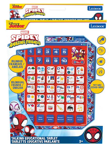 Tablette éducative bilingue spidey en français et en anglais BLEU 3 - vertbaudet enfant 