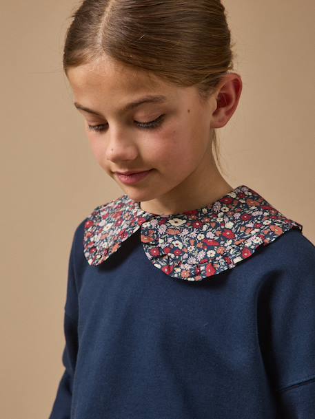 Sweat col Claudine marine 5 - vertbaudet enfant 