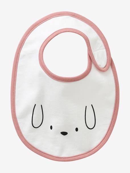 Lot 5 bavoirs naissance animaux motif animaux 4 - vertbaudet enfant 