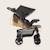 Poussette tout-terrain emma 6-36 mois avec sac et pliage rapide Coral pink+Green emerald+Grey dove+Pink scandi+Stone 30 - vertbaudet enfant 