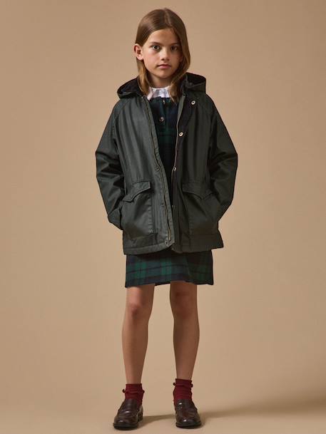 Blouson matelassé col montant fille Marine 4 - vertbaudet enfant 