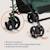 Poussette canne compacte irma 6-36 mois avec moustiquaire et amortisseurs avant Black onyx+Green emerald+Grey/dark grey 9 - vertbaudet enfant 