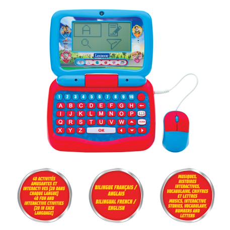 Ordinateur éducatif bilingue la pat’ patrouille – 100 activités français/anglais BLEU 2 - vertbaudet enfant 