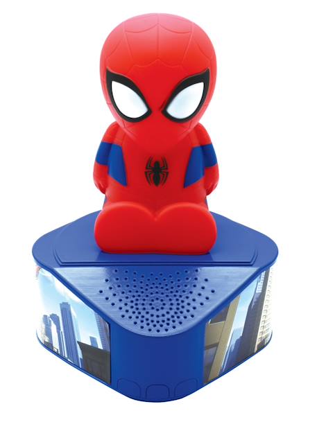Enceinte bluetooth avec figurine lumineuse de spiderman BLEU 1 - vertbaudet enfant 