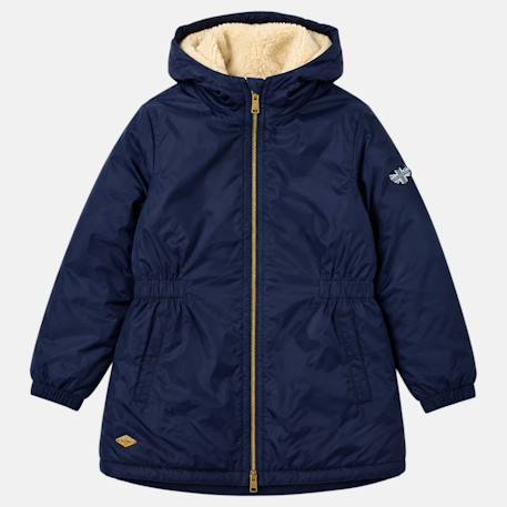 Parka fille Ecru+Marine+Noir 9 - vertbaudet enfant 