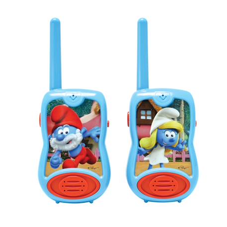 Talkies-walkies schtroumpfs portée 200m BLEU 1 - vertbaudet enfant 