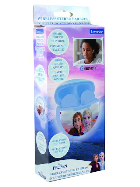Écouteurs sans fil bluetooth la reine des neiges BLEU 5 - vertbaudet enfant 