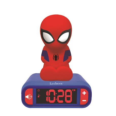 Réveil avec veilleuse spiderman 3d ROUGE 1 - vertbaudet enfant 