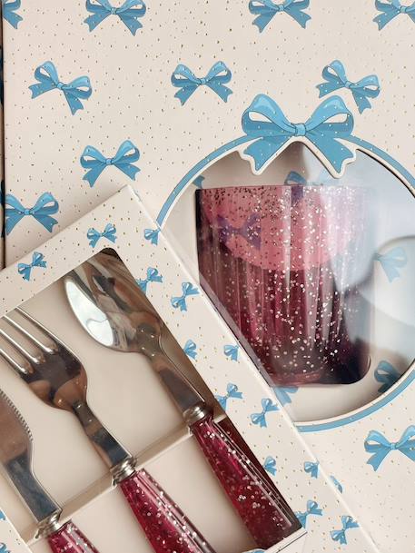 Set de couverts en inox rose 1 - vertbaudet enfant 