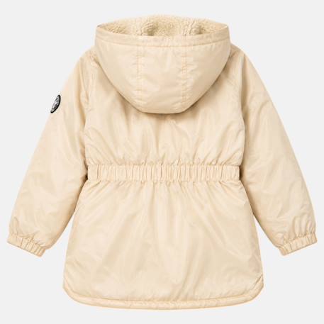 Parka fille Ecru+Marine+Noir 4 - vertbaudet enfant 