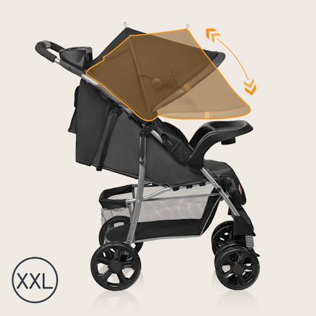 Poussette tout-terrain emma 6-36 mois avec sac et pliage rapide Coral pink+Green emerald+Grey dove+Pink scandi+Stone 29 - vertbaudet enfant 