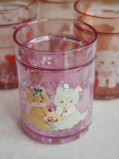Puériculture-Lot 4 verres à paillettes