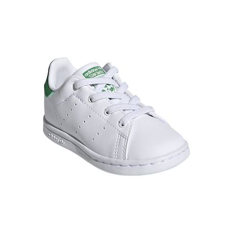 Baskets bébé en cuir Blanc, vert 3 - vertbaudet enfant 