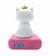 Réveil avec veilleuse lumineuse chat en 3d ROSE 6 - vertbaudet enfant 