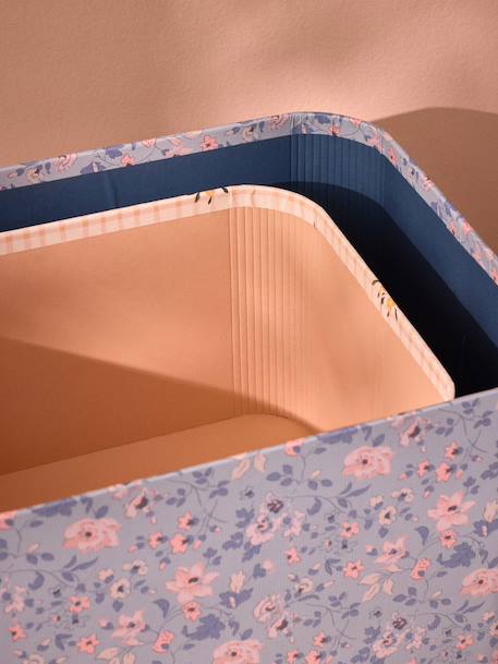 Boîte gigogne 'rosemary' par lot de 2 Imprimé rosemary fleur multic 2 - vertbaudet enfant 