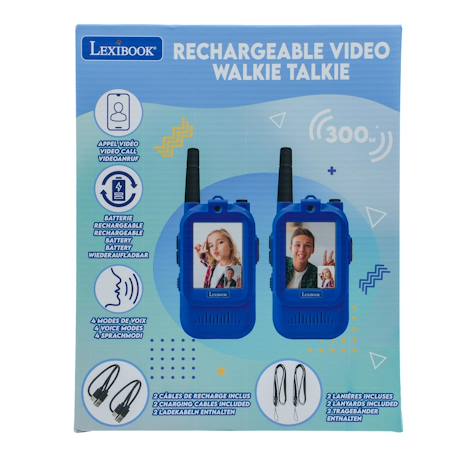 Talkie walkie rechargeable avec appel vidéos BLEU 3 - vertbaudet enfant 