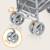 Poussette canne compacte irma 6-36 mois avec moustiquaire et amortisseurs avant Black onyx+Green emerald+Grey/dark grey 15 - vertbaudet enfant 