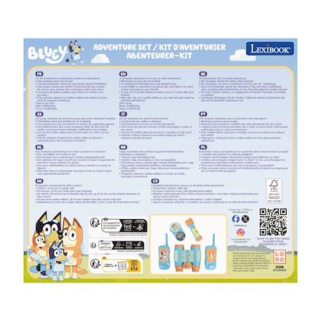 Kit d’aventurier bluey BLEU 4 - vertbaudet enfant 