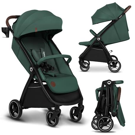 Poussette compacte ingrid légère et pliable jusqu’à 22 kg avec amortissement Beige sand+Black onyx+Green emerald+Grey stone+Pink mauve 13 - vertbaudet enfant 